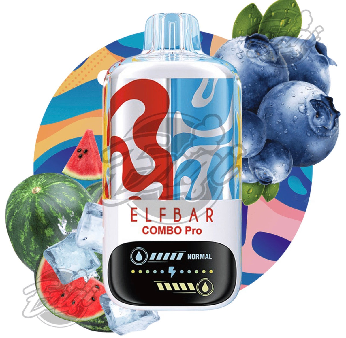 ELF BAR COMBO PRO – WATERMELON ICE & BLUEBERRY