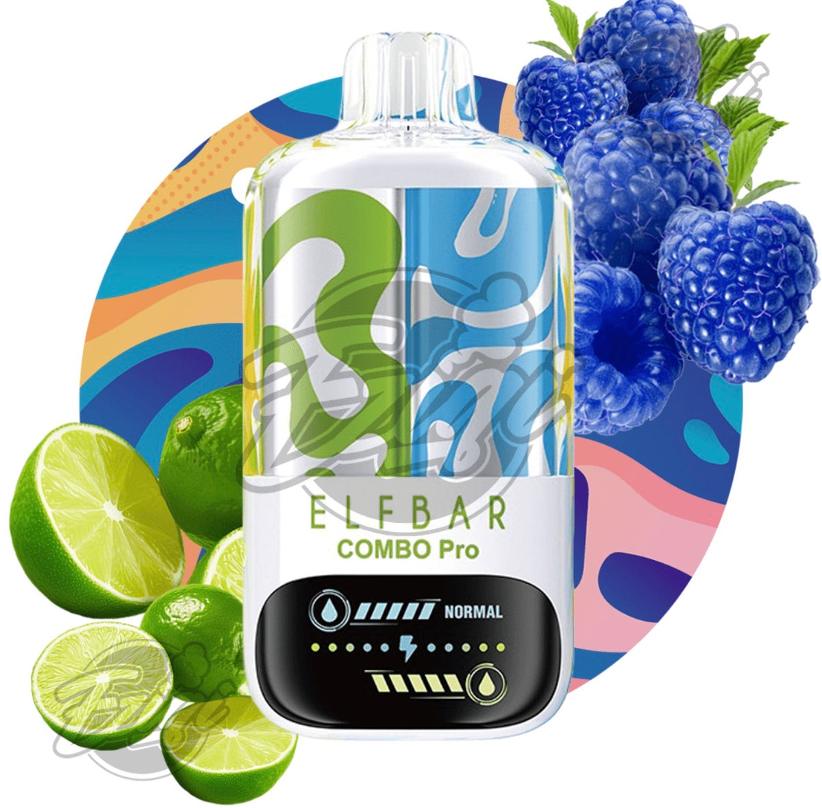 ELF BAR COMBO PRO – LIME & BLUE RAZZ