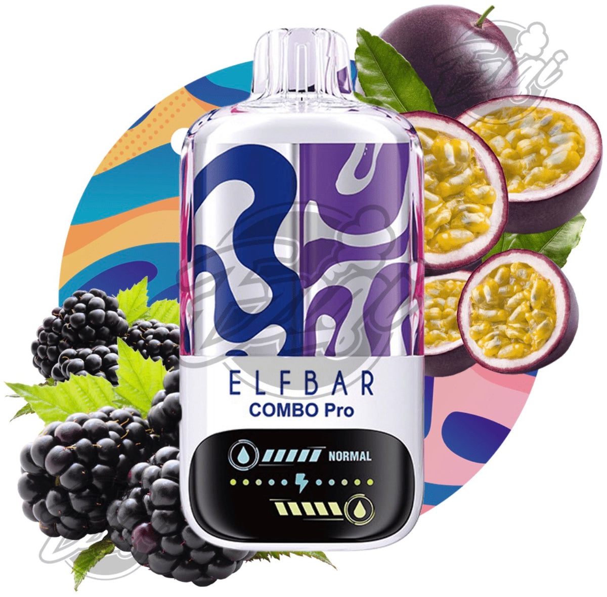 ELF BAR COMBO PRO – BLACKBERRY & PASSIONFRUIT